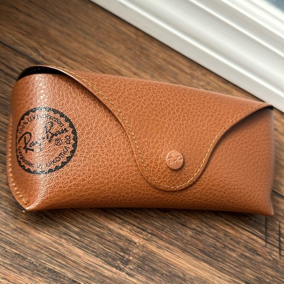 Ray Ban Blue Mirrored Gold Sunglasses Large aviator pilot sunglasses polarized - Picture 8 of 16